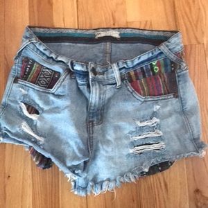 Free People Denim Shorts
